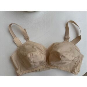 Exquisite‎ Form Bra Beige 36C 5100532 Back Closure No Padding